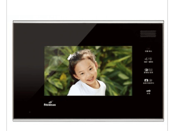 15視得安C100系列7寸彩色分機，黑